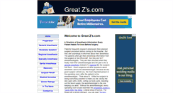 Desktop Screenshot of greatzs.com